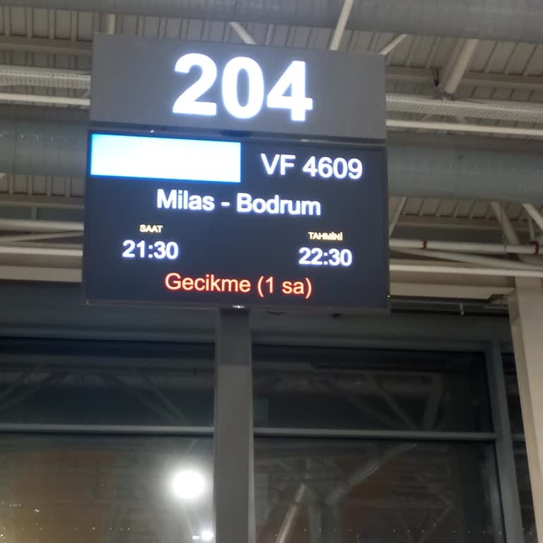 Kayseri Bodrum Uçuşundaki Sürekli Gecikme Ve Açıklama Talebi