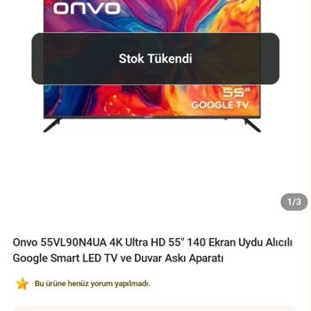 Onvo Televizyon Kumandasının Çalışmaz Hale Gelmesi Ve Ücretsiz Yeni Kumanda Talebi