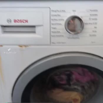 Bosch Çamaşır Makinesi T-shirt Yırtma Sorunu