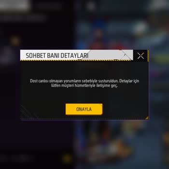 Free Fire Hesabımda Haksız Sohbet Banı Ve Ses Kısıtlaması