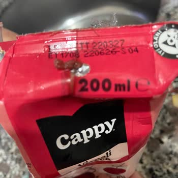 A101 Şubesinden Alınan Cappy Vişne Suyu İçinde Yabancı Cisim