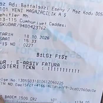 A101 Kasiyerin Müşteriye Küfür Etmesi