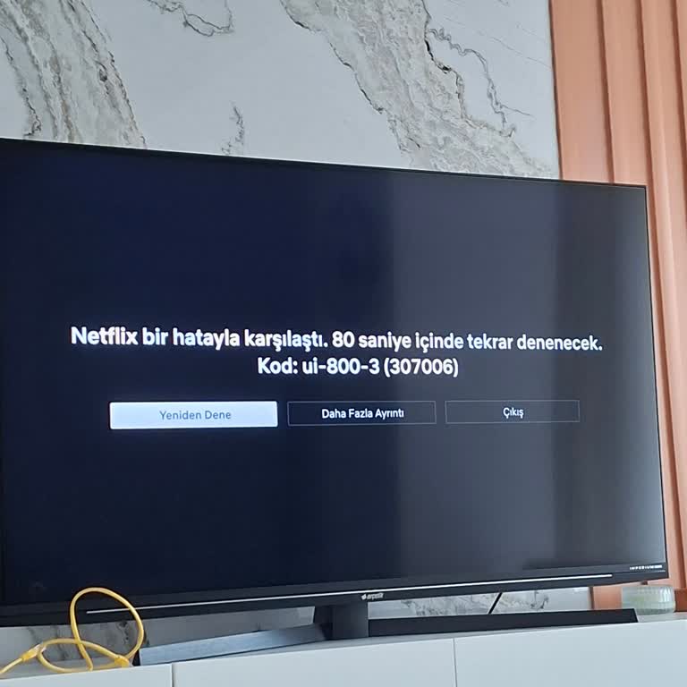 Arçelik Televizyonda Netflix Uygulaması Açılmıyor