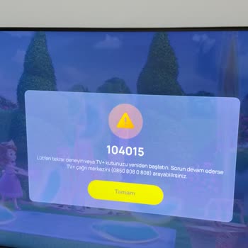 Turkcell TV+’da Sürekli Donma Ve Hata Kodu 104015 Sorunu