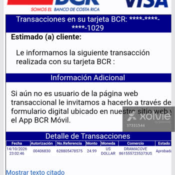 DramaCove, solicito cancelar suscripción y reembolso de los cargos indebidos