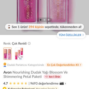 Avon Dudak Yağında Az Doluluk Ve Yanıltıcı Net Miktar Bilgisi