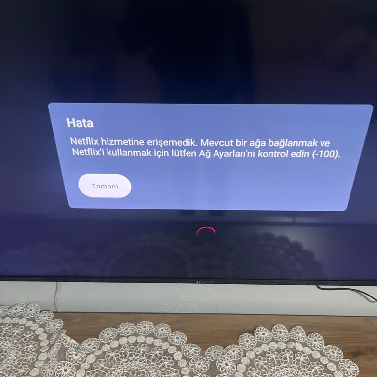 Dijutsu Airpro 4KS Televizyonunda Netflix 100 Hata Kodu Sorunu
