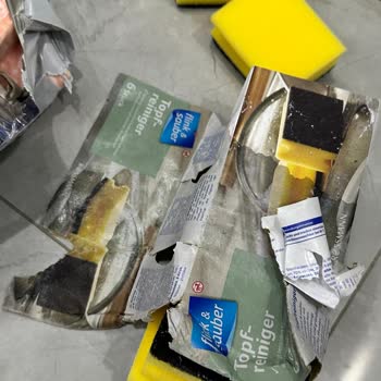 Rossmann Kargosunda Sızdıran Ve Yırtılmış Temizlik Ürünleri