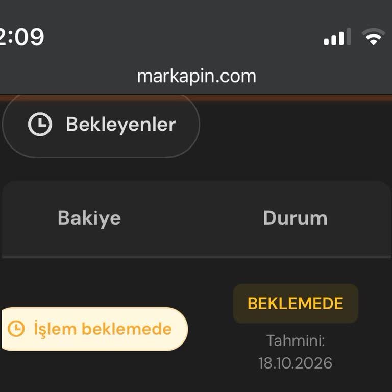 Markapin Hesabına 600 TL FAST/EFT Transferi Sonrası Para Görünmüyor Ve Destek Yanıt Vermedi
