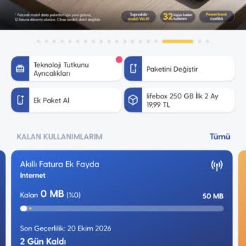 Turkcell Aşırı Fatura Ve İnternet Kullanım Görünümü Nedeniyle Mağduriyet