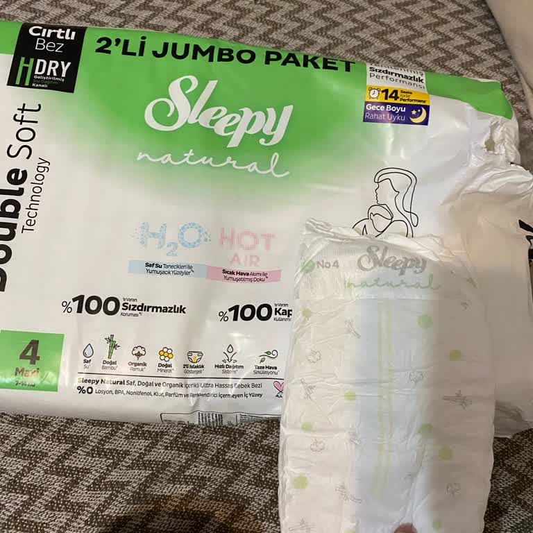 Sleepy Bebek Bezi Paketi Yanıltıcı: Yeni Seri Yerine Eski Seri Çıktı