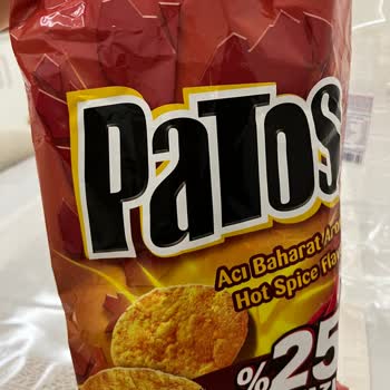 Patos Acı Baharat Cipsinde Siyah Yabancı Maddeler