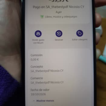Cargos recurrentes no autorizados de TheBestPDF, solicito baja y reembolso