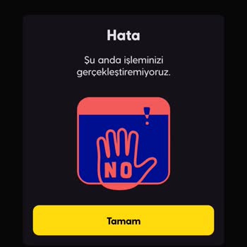 Turkcell Uygulamasında Giriş Ve Yıldızları Topla Bölümünde Yetkisiz İşlem Hatası