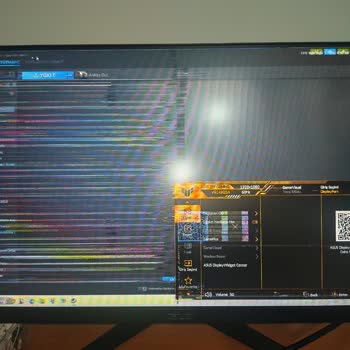 Asus Monitörde Sürekli Yatay Çizgiler Ve Görüntü Bozulması, Değişim Talebi
