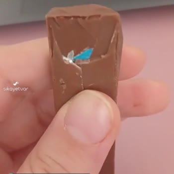 Ozmo Çikolatada Kalan Ambalaj!