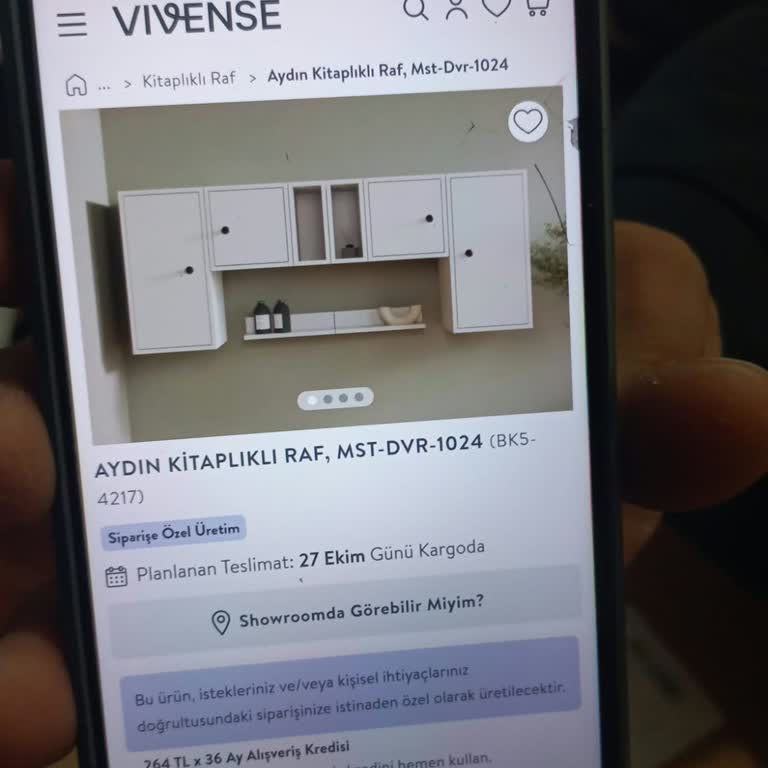 Yanlış Ürün Gönderimi Nedeniyle Vivense'den Ücretsiz İade Ve Doğru Ürün Teslimatı Talebi