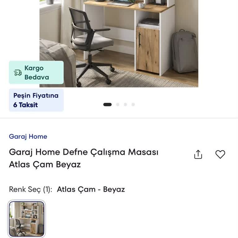 A101 Garaj Home Çalışma Masası Fiyat Farkı İadesi