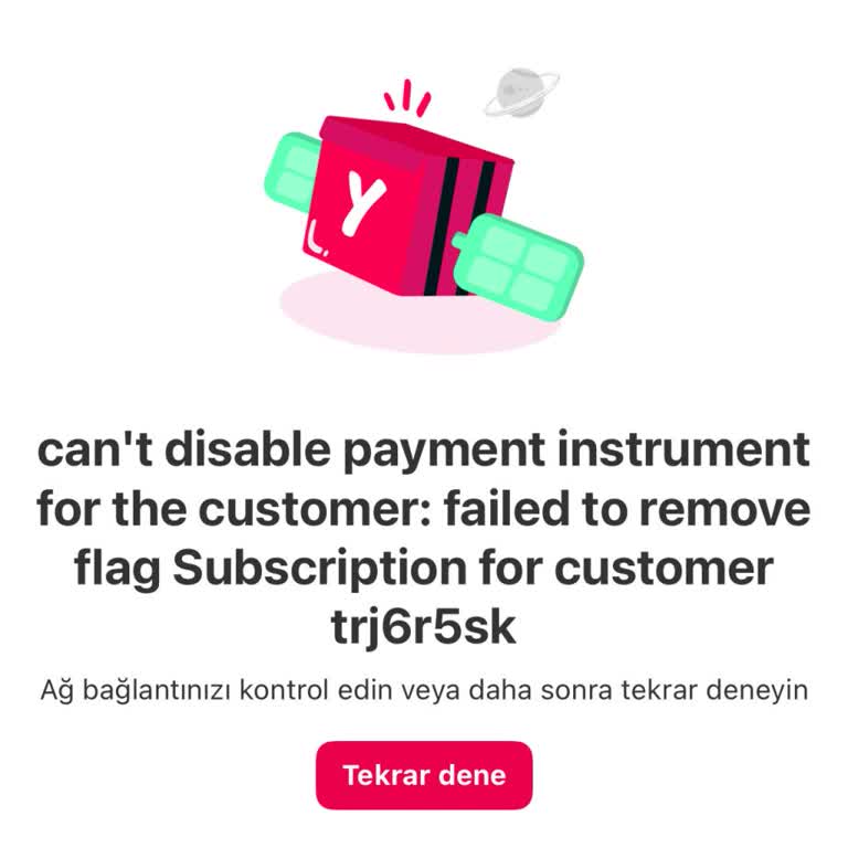 Yemeksepeti Pro Aboneliği İptal Edilemiyor Teknik Hata Ve Ödeme Engeli