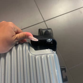 Damaged Suitcase On Southwind Airlines Flight