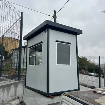 Life İstanbul Prefabrik Sipariş Edilen Güvenlik Kulübesi Yanlış Kapı Yönü