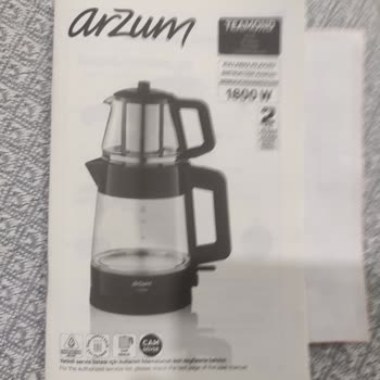 Arzum Teamond Çay Makinesindeki Üretim Hatası İçin Ücretsiz Değişim Talebi