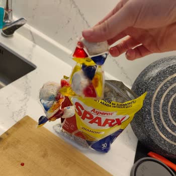 Asperox Sparx Diamond Bulaşık Makinesi Kapsüllerinde Yapışma Ve Patlama Sorunu