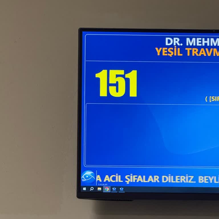 Acil Serviste Adli Vaka Önceliği Nedeniyle Normal Hastaların Uzun Bekleyişi Ve Ayrı Doktor Talebi