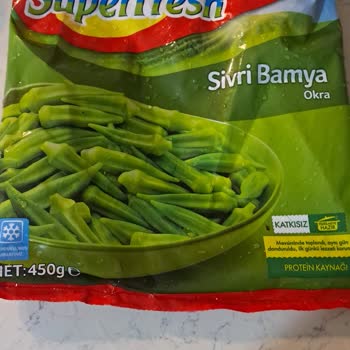 Superfresh Dondurulmuş Sivri Bamya Ürününün Kartlaşmış Ve Yenilemez Kalitesi
