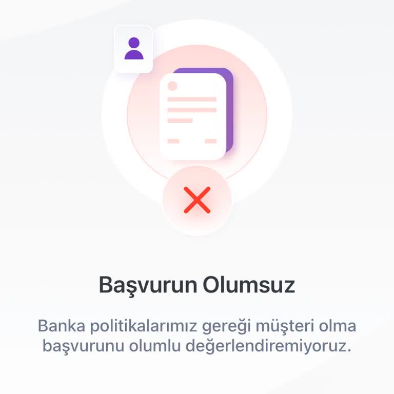 Tom Bank Hadi Uygulamasında Müşteri Başvurumun Açıklama Olmadan Reddedilmesi