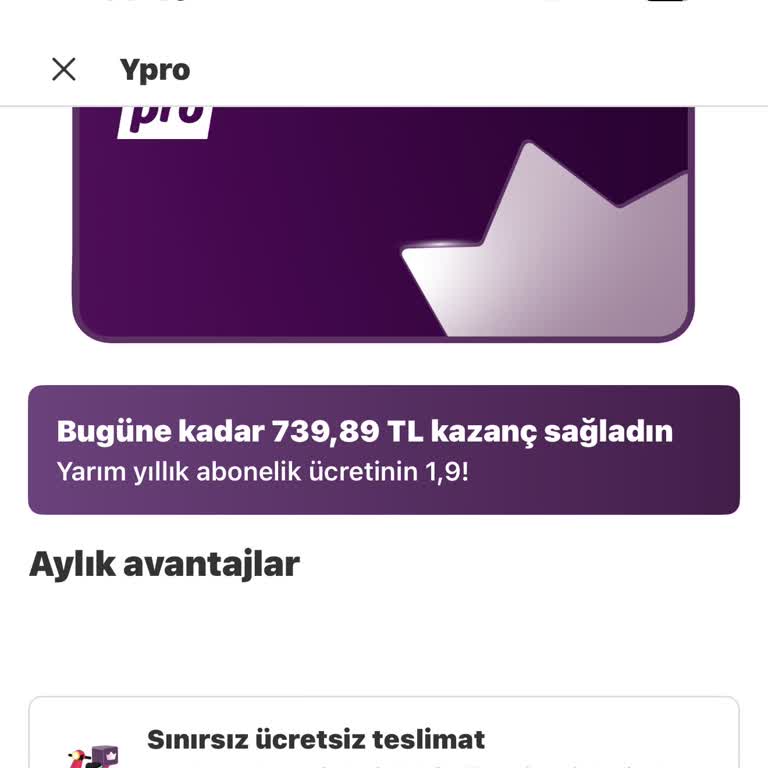 Pro Üyelik Avantajı Kullanılamadı Ve Teslimat Ücreti Haksız Yansıtıldı