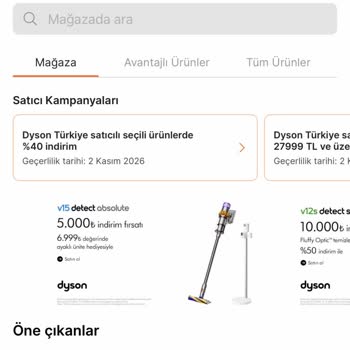 Dyson V15 Detect Absolute Ürününde Promosyon Standı Eksik Ve Sipariş İptal Edildi