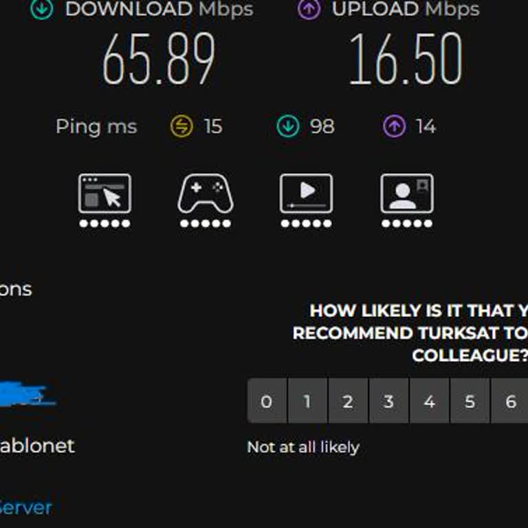 Kablo Net 200-20 İnternet Paketi Sözleşmede Belirtilen 200 Mbps Hızı Gerçekleşmiyor