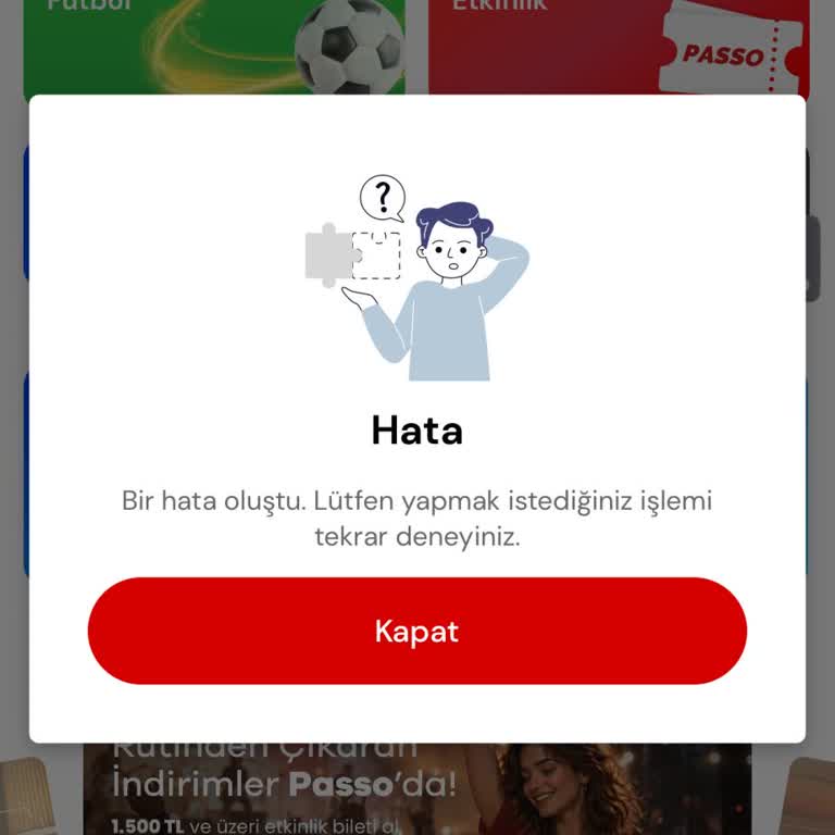 Passo Taraftar Kartı Passo Uygulamasına Eklenemiyor Ve Ücret İadesi Bekleniyor