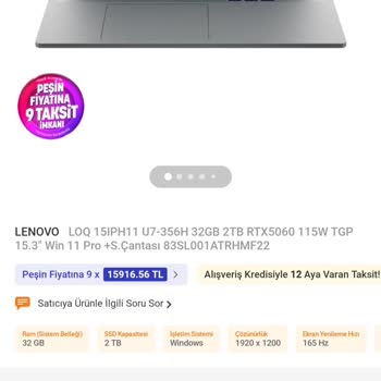 Trendyol Lenovo Laptop Fabrikadan Arızalı Geldi, Misliyle Değişim Hakkım Engelleniyor