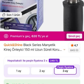 Arçelik Yetkili Servisinde Garanti İçin Zorunlu Denilerek Fahiş Fiyatla Quick & Shine Satışı