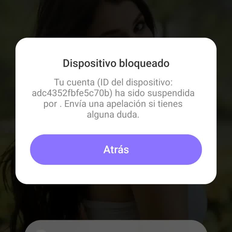 Sugo, error de dispositivo bloqueado y suspensión de cuenta, pido revisión