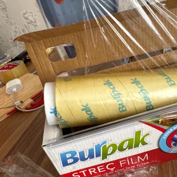 Burpak Streç Film Eko Boy 30 Cm Ölçüsü Kısalıyor Ve Kullanılamaz