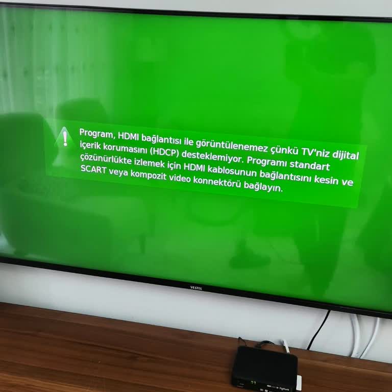 Digiturk Cihazı HDMI Koruma Hatası Ve Ücretsiz Değişim Talebi