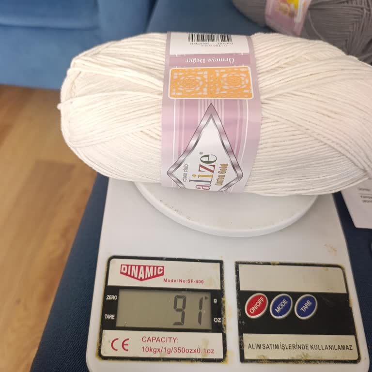 Alize Angora Gold Yumağının 100 Gram Standartı Karşılamıyor