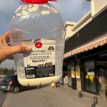Çağdaş Marketler Atatürk Orman Çiftliği Bozuk Çiğ Süt Satışı Ve Mağaza Müdürünün İade Reddi