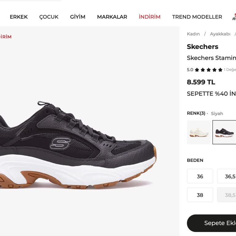 Skechers Mağazasındaki Kadın Ayakkabısının 3.400 TL Fiyat Düşüşü Ve İade Talebi