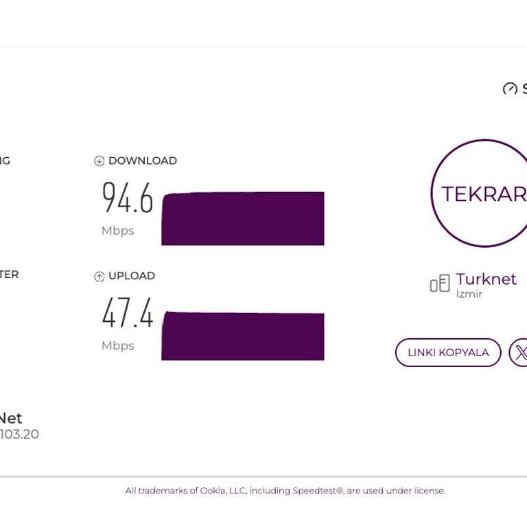 TurkNet 1000 Mbps Hızının Sürekli 100 Mbps’in Altında Kalması Ve Ücret İadesi Talebi