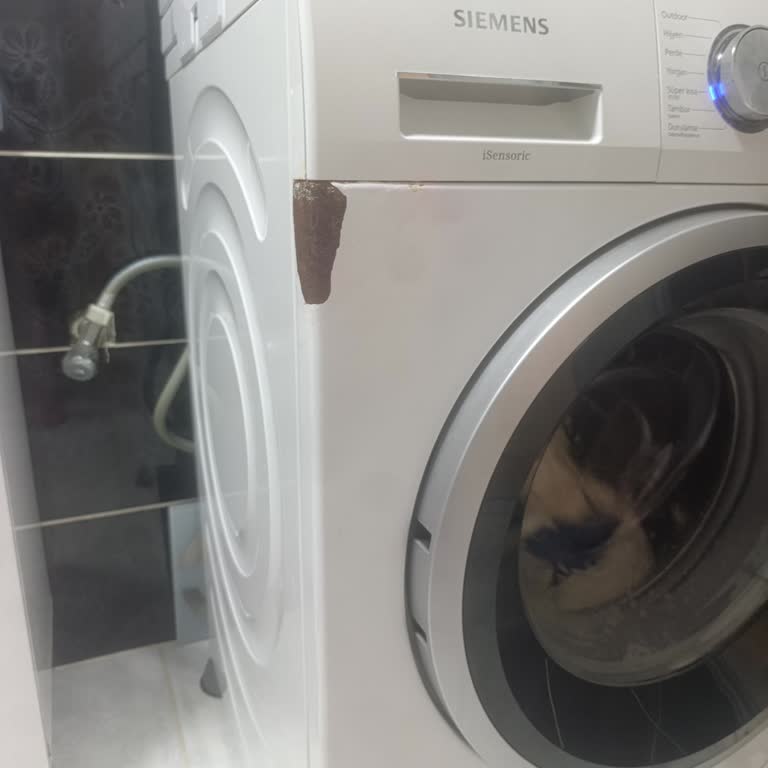 Siemens Çamaşır Makinesinde Ön Panelde Boya Kabarması Ve Paslanma Sorunu