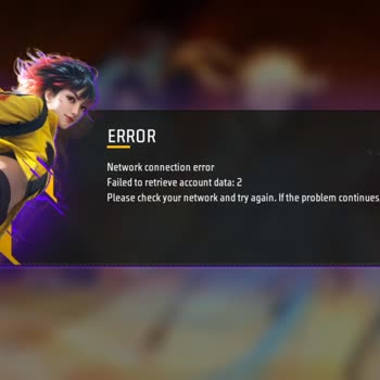 Free Fire Network Error 2 on Android: Failed to Retrieve Account Data