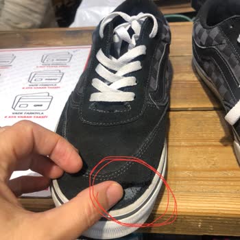 Vans Brooklyn LS Erkek Spor Ayakkabısında Kısa Sürede Yırtık Ve Dikiş Açılması Garanti Kapsamında Reddedildi