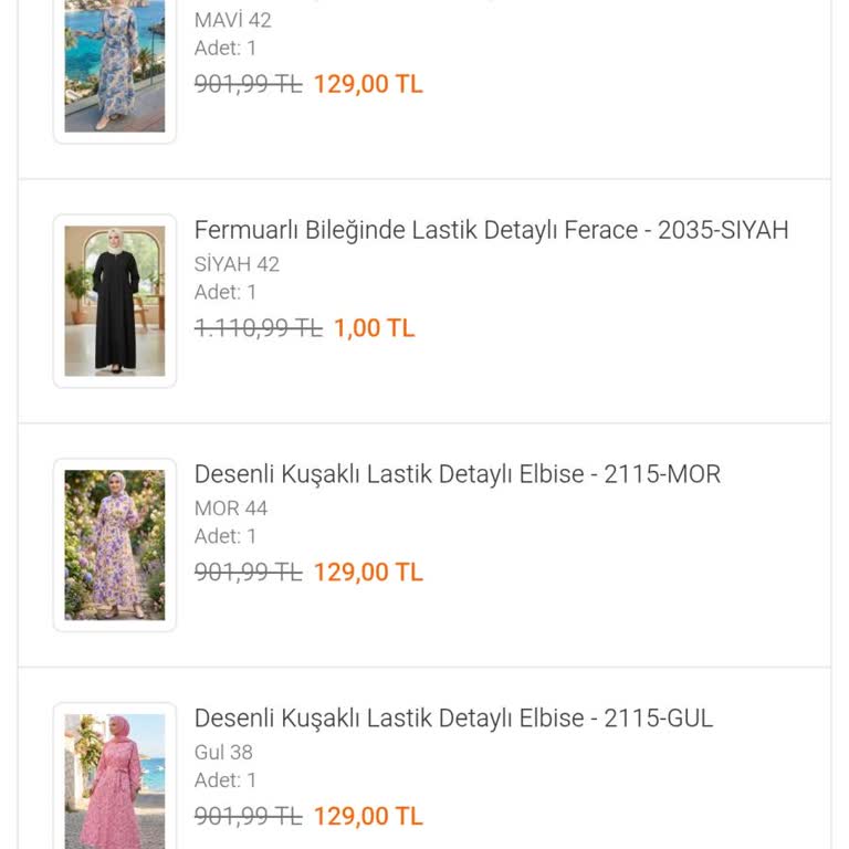 Tofisa'da Kampanyalı Ferace Gönderilmedi Ve Müşteri Hizmetleri Cevap Vermedi