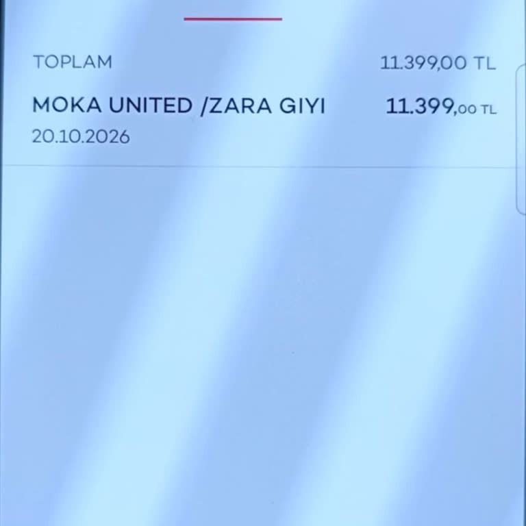 Akbank Kredi Kartımda İzinsiz 11.399 TL MOKAUNITED/Zara Giyim İşlemi Ve Güvenlik Açığı İtirazı