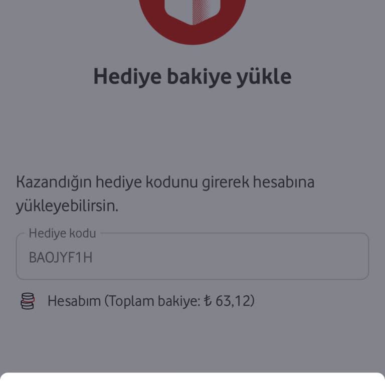 Vodafone Cüzdan’da Aylık 150 TL Hediye Kodu Alınamıyor