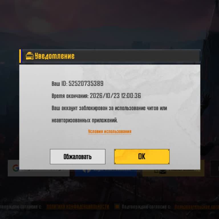 Меня Заблокировали Ни За Что в игре PUBG MOBILE
